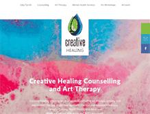 Tablet Screenshot of creativehealing.com.au